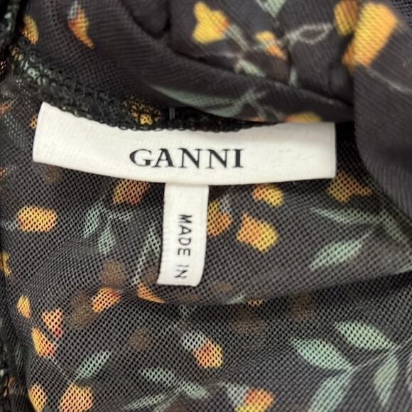 GANNI TILDEN MESH DRESS SIZE 36 S - Picture 6 of 11